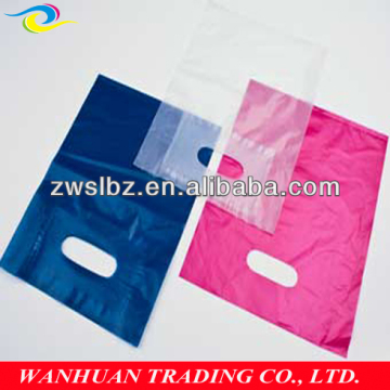 Die cut handle polybag/die cut plastic bags/die cut paper bag