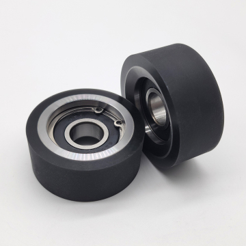 Rubber Urethane Coating Wheel Machine PU Rollers with Ball Bearings