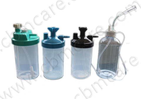 Respirator Bubble Humidifier & Oxygen Supply Unit