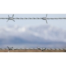 pvc coated fence panel with barb wire