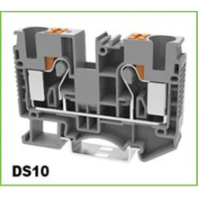 Spring-Cage Push-in elektrische Dinrail-eindblokken 2,5 mm2