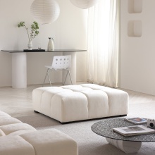 Nordic Classic Comfort Hotel Couch Sofas Ottoman Fabric Living Room Furniture