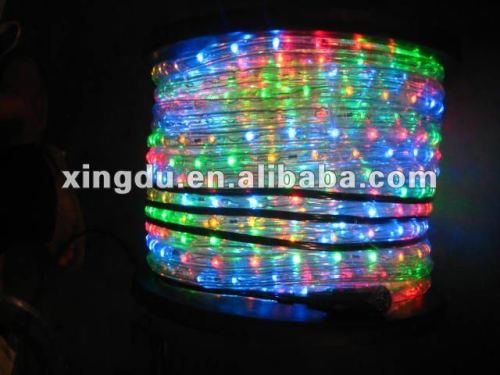 1/2" diameter 2wires 120V 150F RGB LED Rope Light