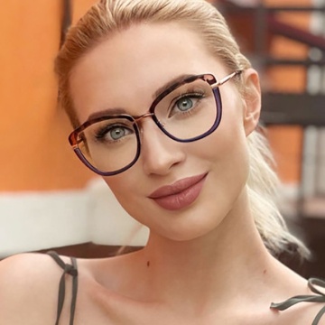 Buy 1 Get 1 Free Cat Eye TR90 Frames: Affordable Prescription Glasses Online with Customization for Astigmatism (Up to 0~200 Degrees) - Optical Eyeglasses