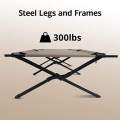 Outdoor Aluminum Lounger Lazy Bed Aluminum Stretcher