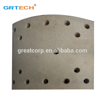 Good quality drilled truck brake lining material