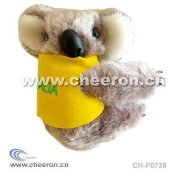 Plush Koala Toy, Clip Koala, Promotional and Gifts, Keychain Animal with Clothes