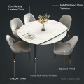  Modern Expandable Round Dining Table Set