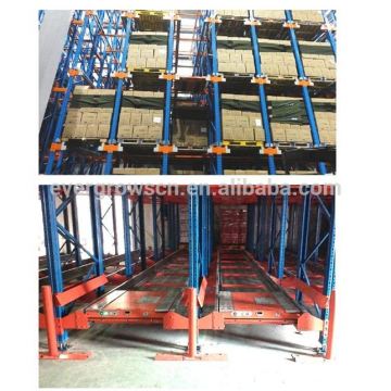CE high density radio shuttle racking system