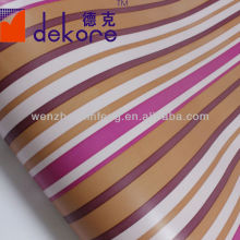 PVC removable with stripe indoor wall sticker