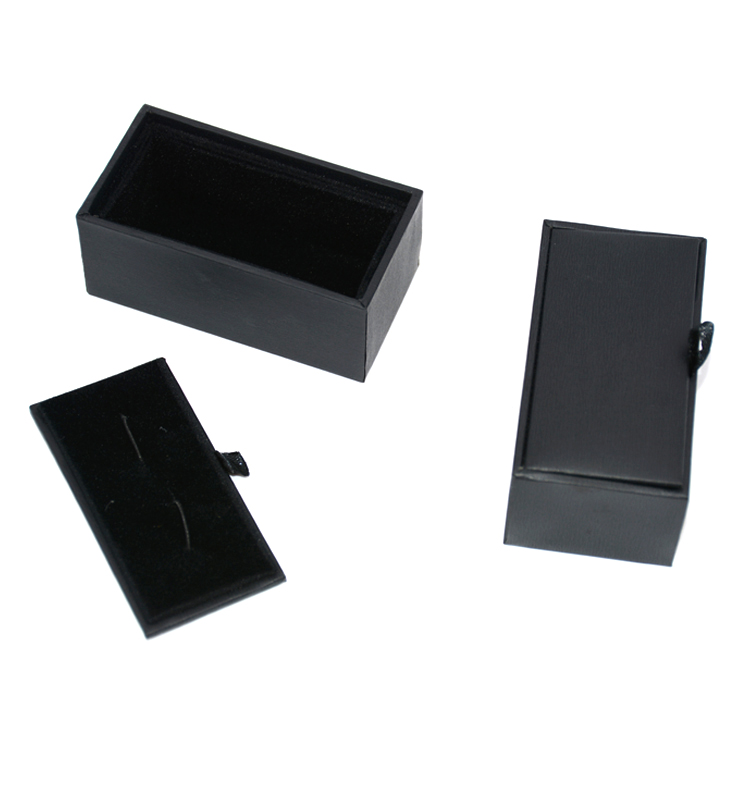 Hot Sale Organizer New Storage Jewelry Packaging Boxes Black Cardboard Gift Box From China