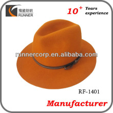 Fedora hats wholesale, with ribbon decoration