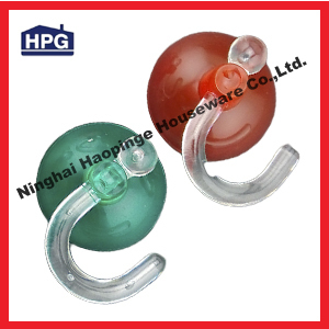 5cm colorful plastic vacuum suction cup hook for kitchen