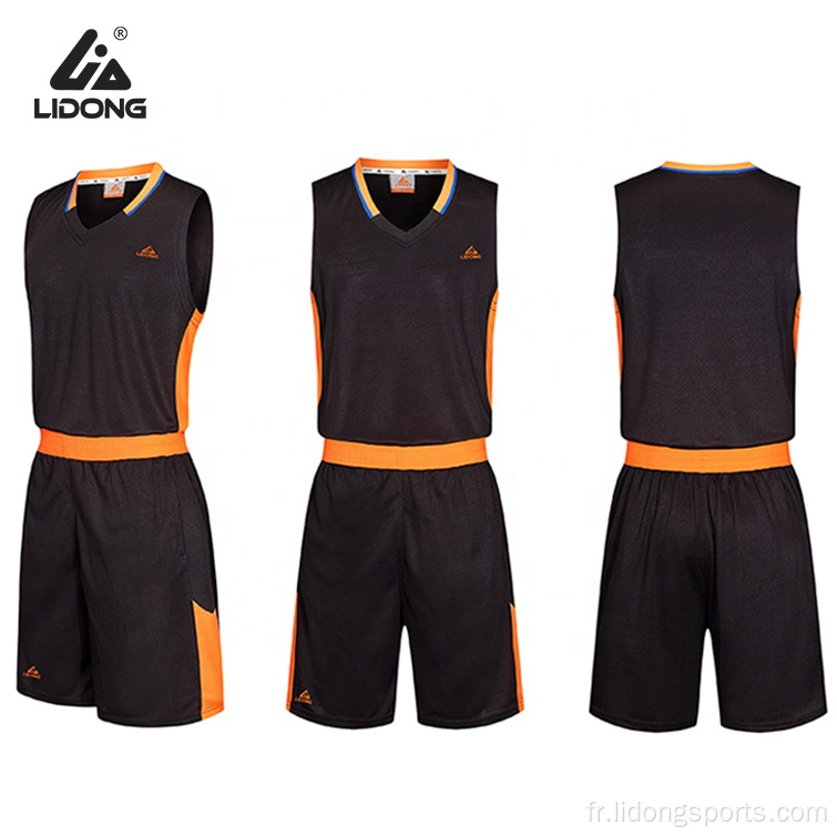 Impression d&#39;uniformes de basket-ball de basket vêtements de maillots personnalisés