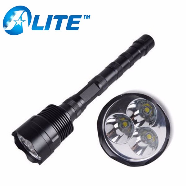 500M Beam Long Range Spot Light Torch T6 LED High Power Flash Light