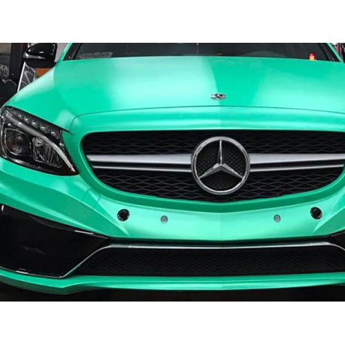 Saténová kovová tiffany auto wrap vinyl