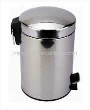 3L stainles steel trash bin with foot step