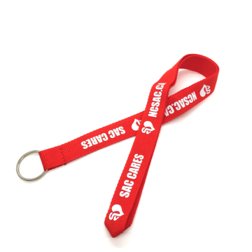 Silk Screen Printed Ribbon Lanyards