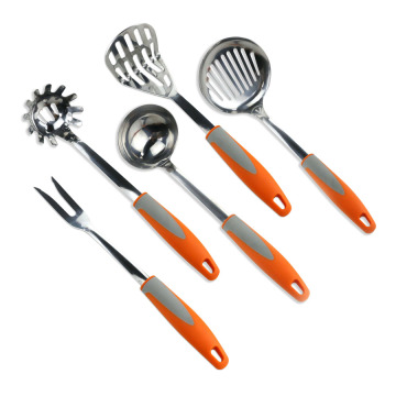 ustensiles de cuisine mis en acier inoxydable outils de cuisson