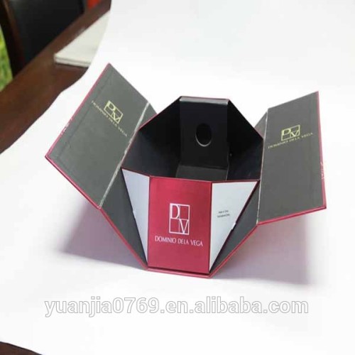 Cardboard foldable wine box