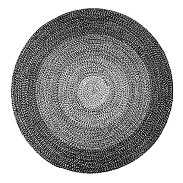 polypropylene pp braided round indoor outdoor rug carpet