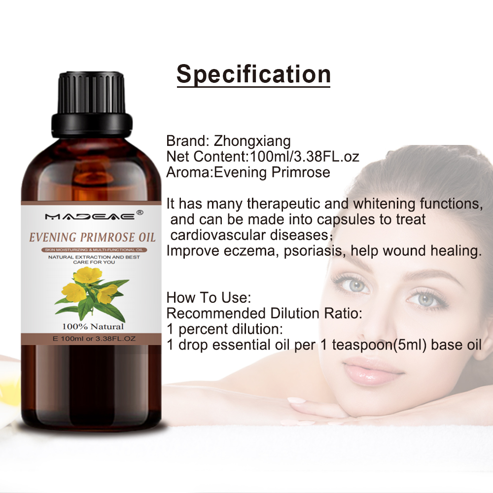 wholesale top private label evening primrose carrier oil