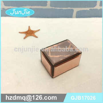 small packaging glass watch packaging box mirror jewelry box