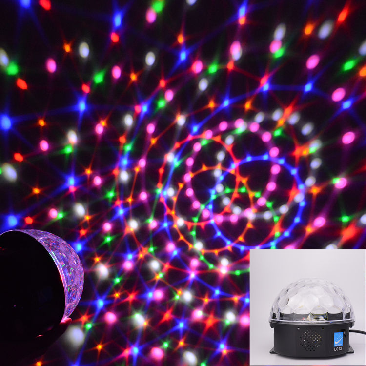 stage led light Big Dipper Betopper Seven Stars RGBWOP colorful LED Crystal Magic Ball with DMX control
