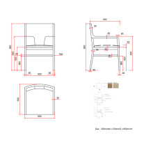 Teak Wood Outdoor Patio Garden Dining Set with Cushioned Chairs