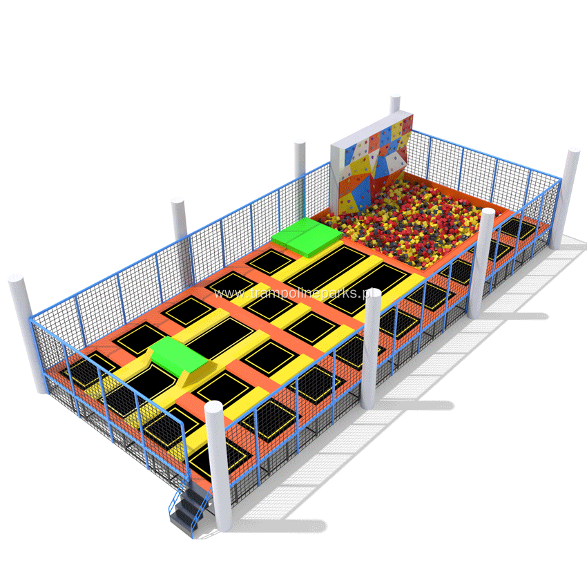 Indoor Trampoline Park Foam Pit Play