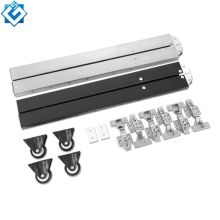 Wall-Mounted Convertible Cabinet to Dining Table with Hidden Bracket Mechanism