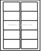 Avery 5163 laser Inkjet ,Matte White 4"x2",10 labels/sheet,Round corner