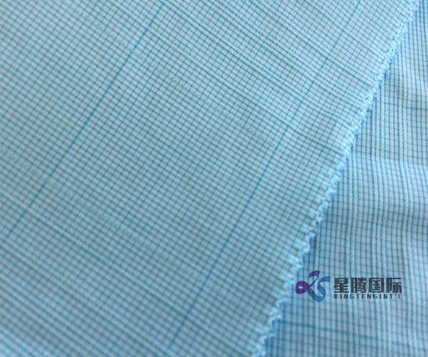 Colorful Checked Jacquard Woven 100% Cotton Fabric