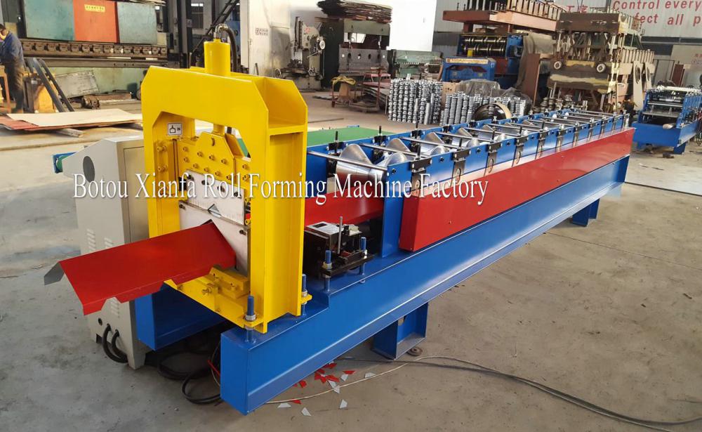 Aluminum Steel Roof Ridge Cap Forming Machine