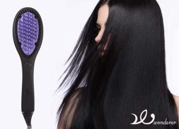 Top Hair Straightening Brush Ceramic