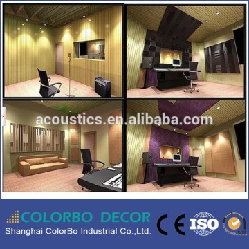 Sound Insulation Wooden Timber Acoustic Board Studio Decoration