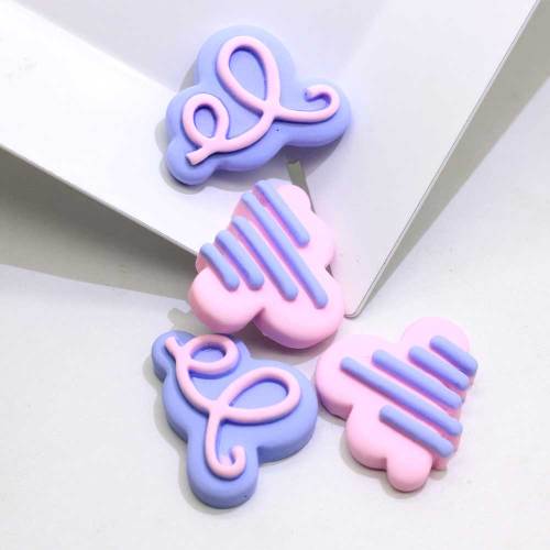 Pastel Purple Mini Rain Cloud Wind Weather Sign Accessori Resina Planar Flatback Cabochon per artigianato Decorazione fai da te