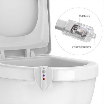 8 Color Changing Motion Sensor LED Toilet Nightlight