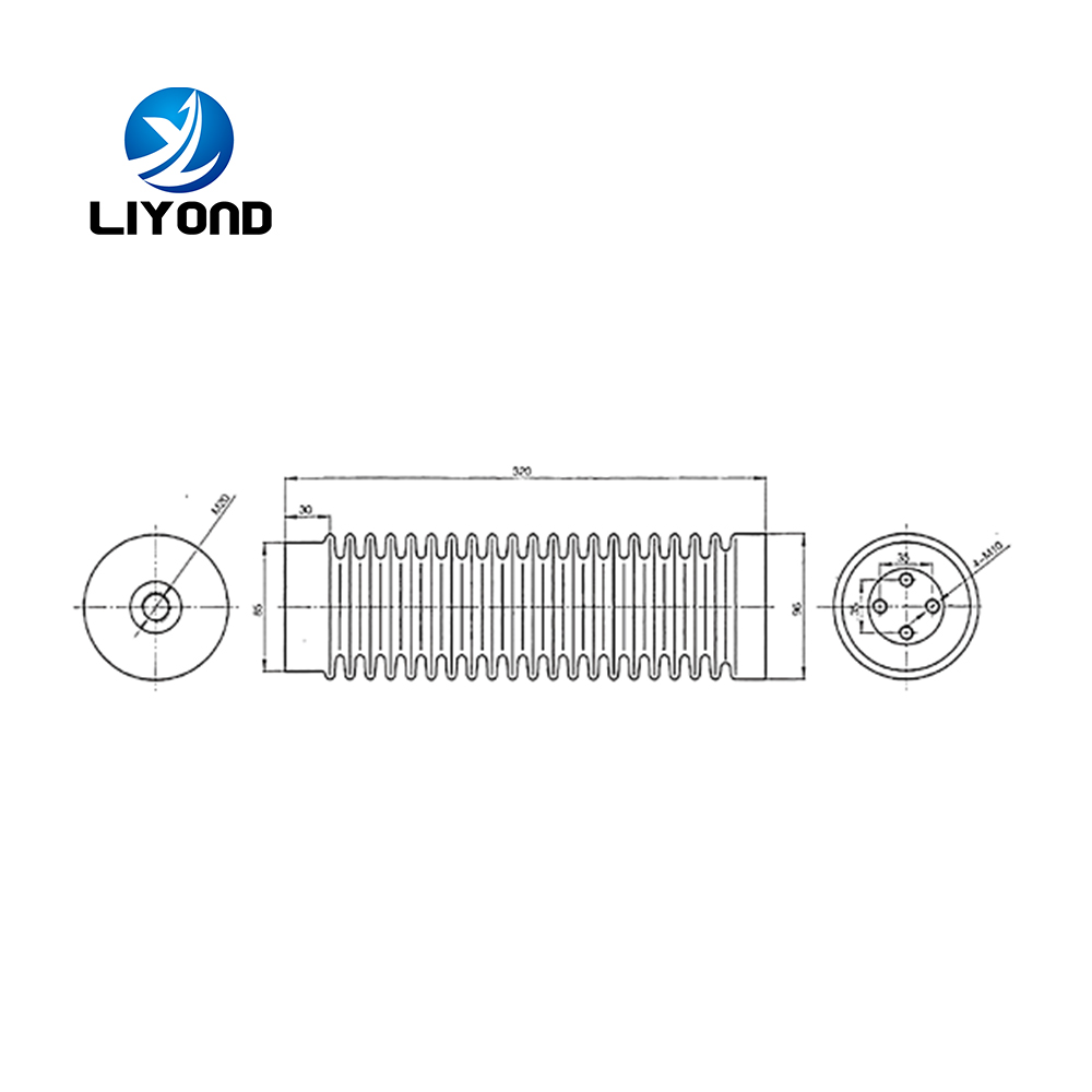 LYC348 Epoxy Resin support electrical insulator for switchgear 40.5KV