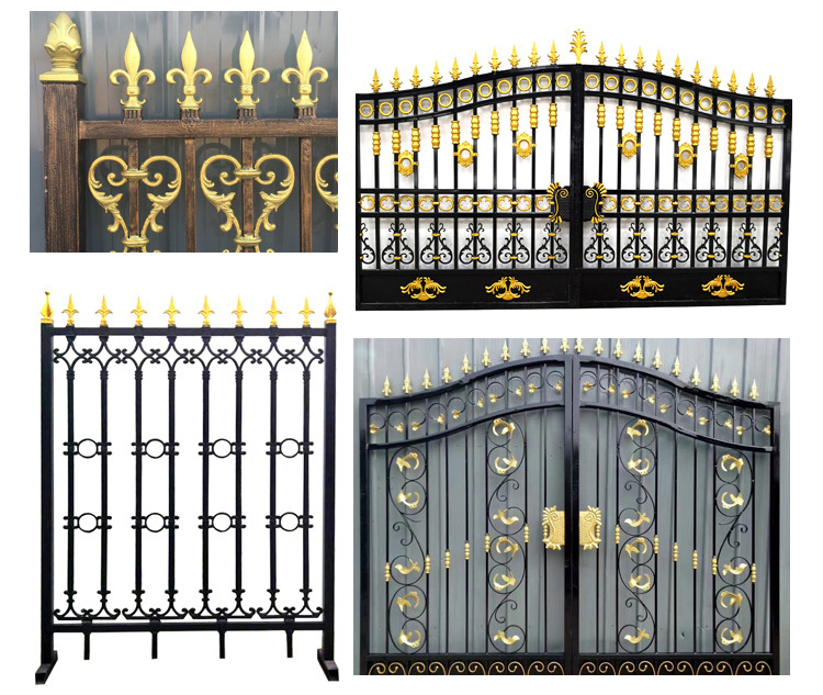 wrought iron designs fence metal iron forge