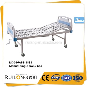 One Crank Healthcare Manual Multifunction Hospital Furniture Bed