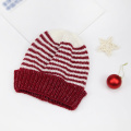 autumn winter striped knitted hat