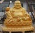 gold happy buddha statues