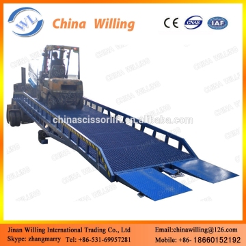 Mobile hydraulic yard ramp Portable Loading Dock Ramp