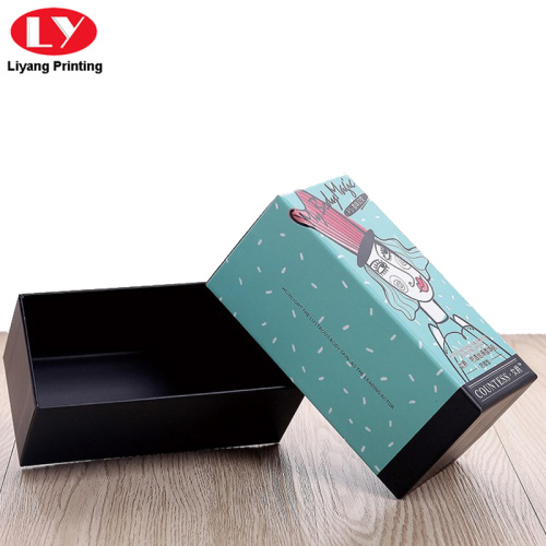 Full Color Printed Box with Black Bottom