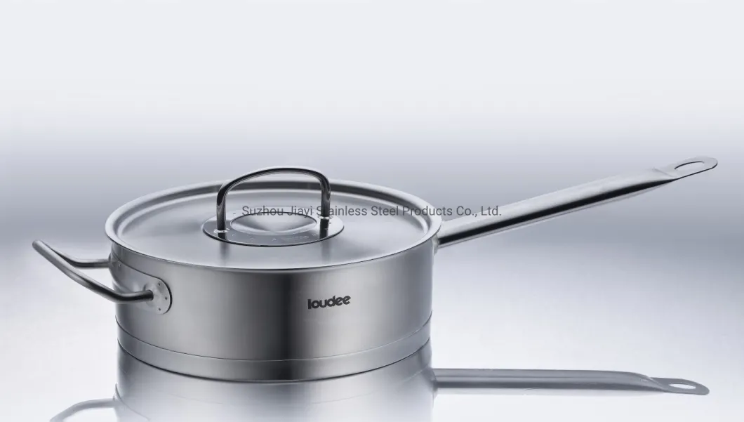 Gas Induction Cooker 30cm Non-Rusting Stainless Steel Nonstick Frying Woks with Lids Cover Metal