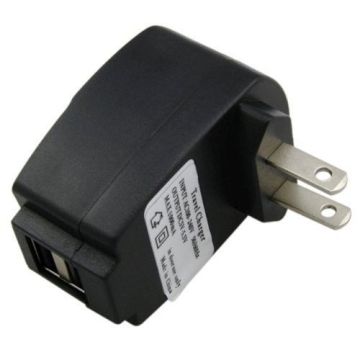 5v Black Cell Phone Usb Charger Dual Usb Port For Nokia
