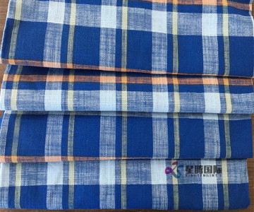 Bamboo Fiber Cotton Blend Checked Fabric
