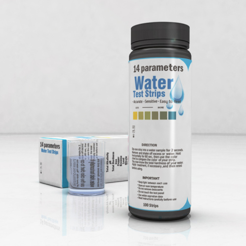 waterteststrips 14 parameters voor al het water