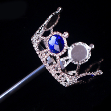 Full round rhinestone crown scepters